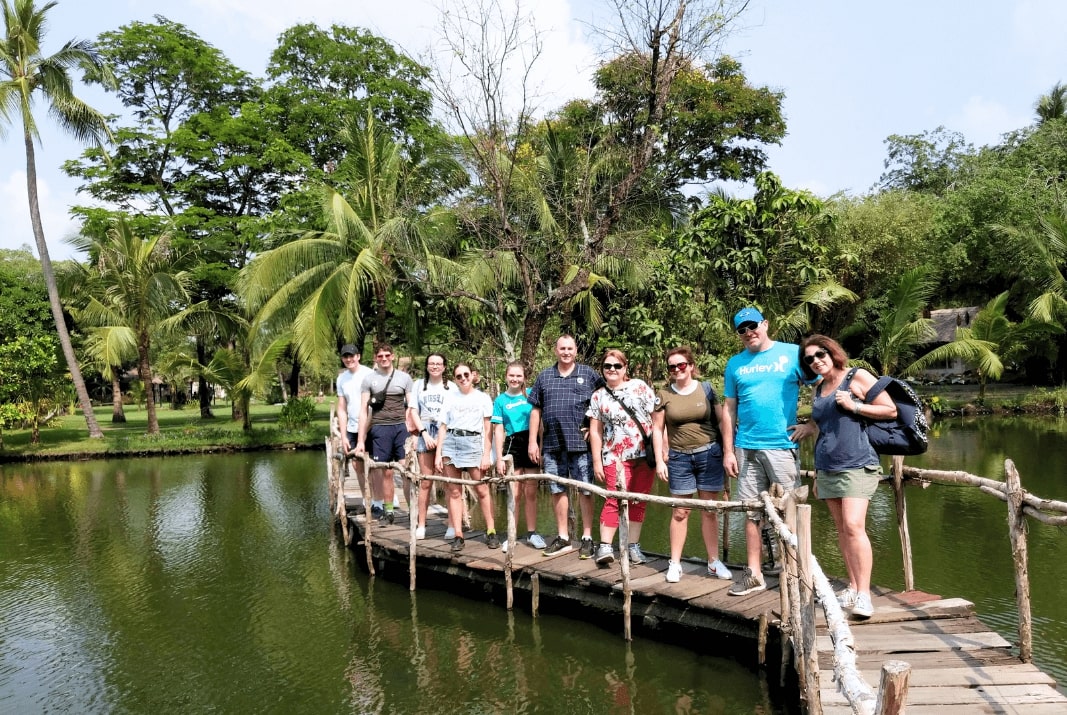 Binh Quoi 1 Village, lunch stop Cu Chi Tunnels by Speedboat