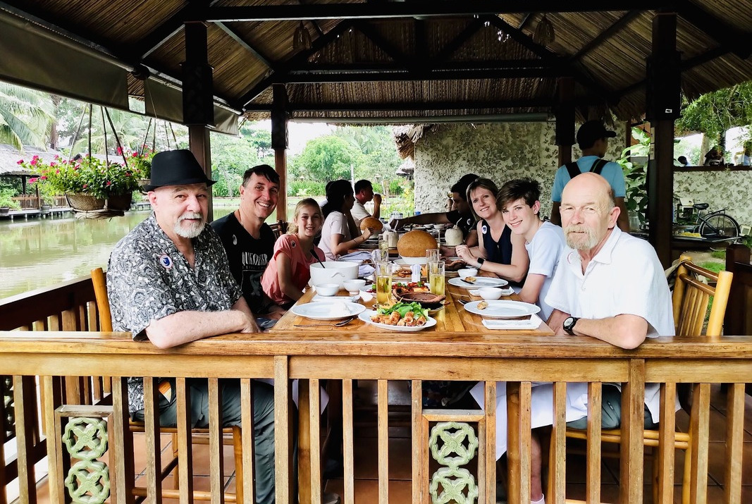 Binh Quoi 1 Village, lunch stop Cu Chi Tunnels by Speedboat