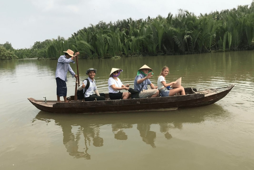 Sampan boat Half Day Mekong Delta by Speedboat